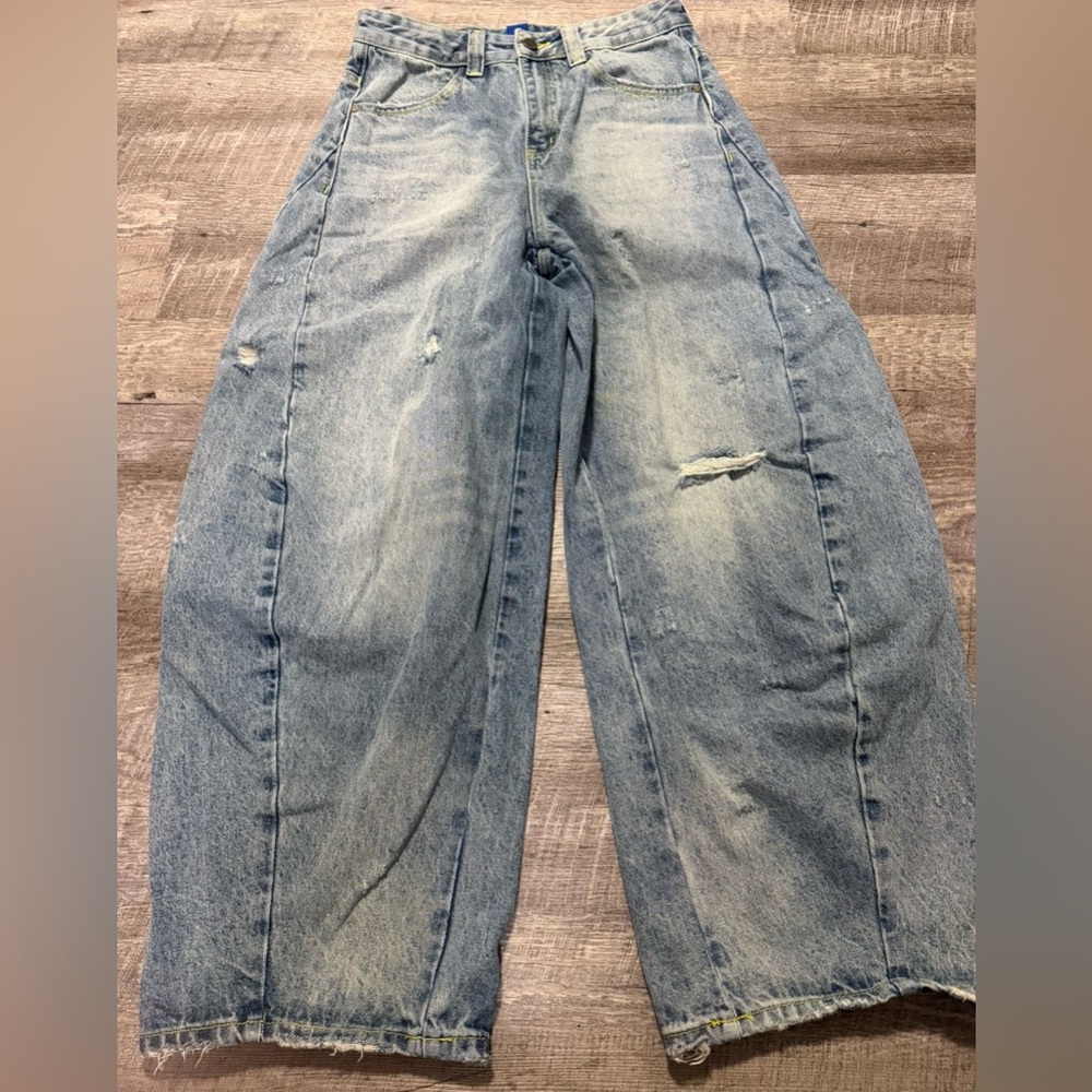 Aelfric Eden Distressed Blue Jeans